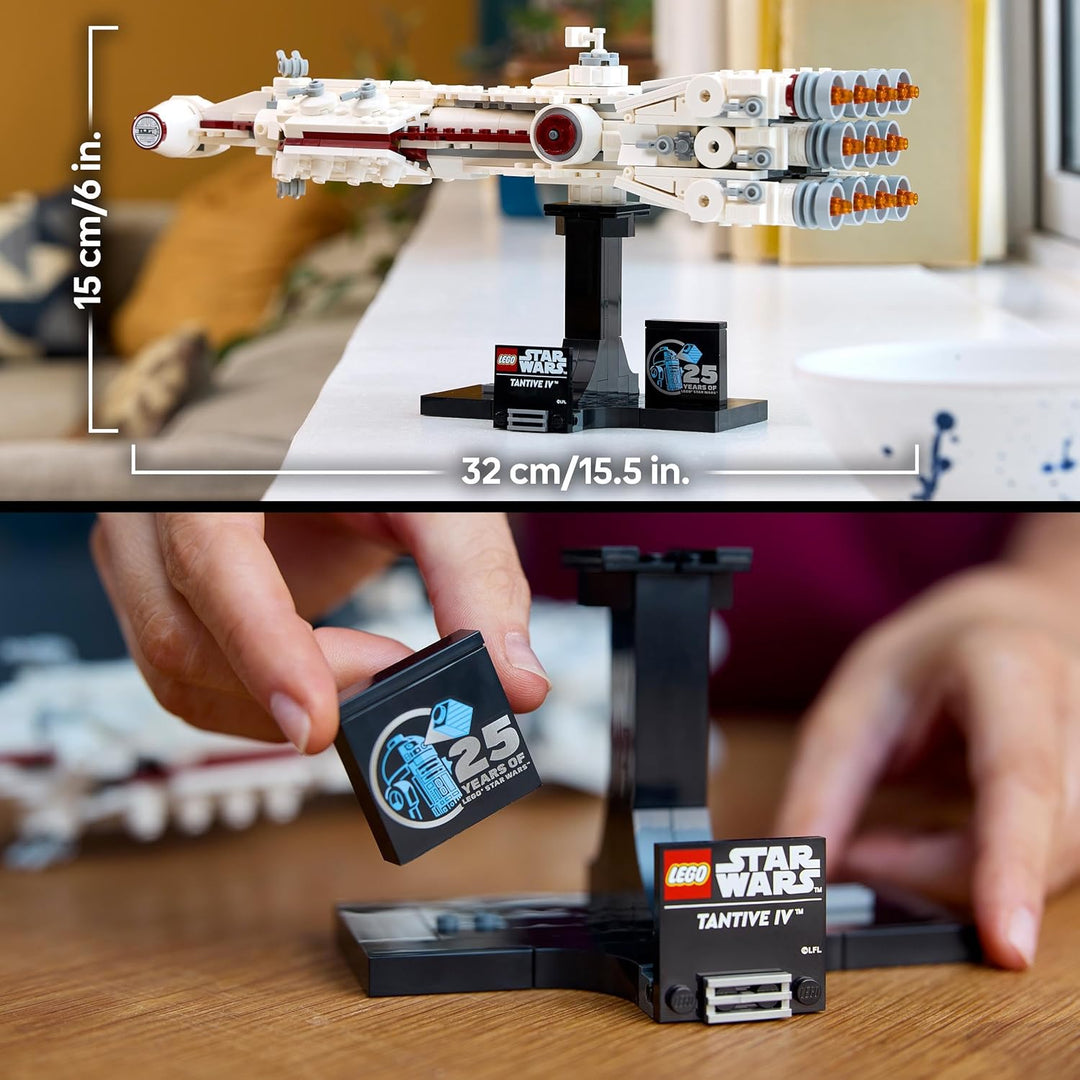LEGO Star Wars: Tantive IV, Modell eines Sternenschiffs aus Star Wars: Eine Neue Hoffnung zum Bauen