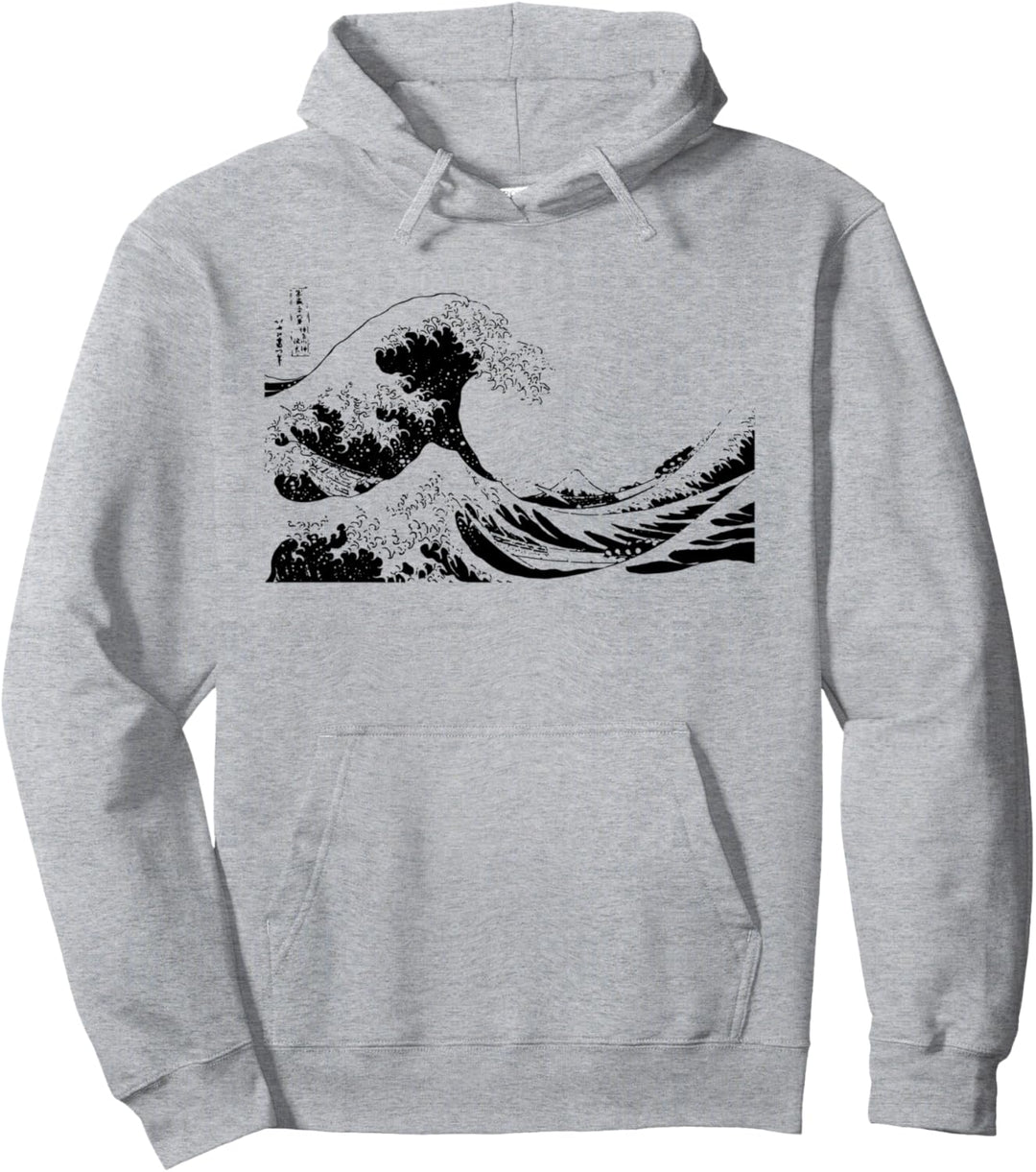Japan Great Wave of Kanagawa Pullover Hoodie