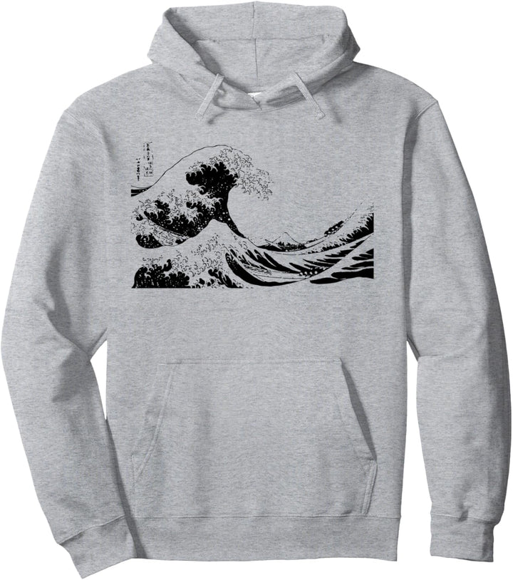 Japan Great Wave of Kanagawa Pullover Hoodie