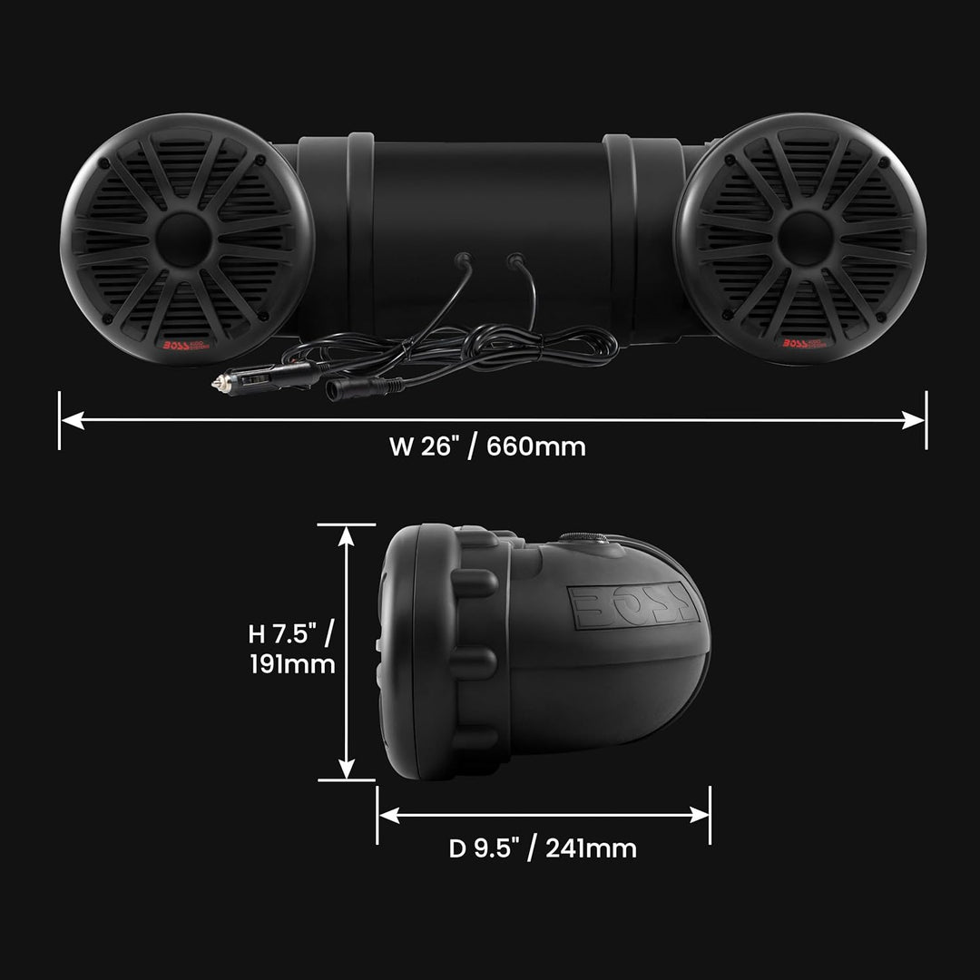 Boss Audio ATV25B Power Plug und Play Bluetooth Sound System