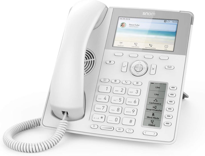 Snom D785 IP Telefon, SIP Tischtelefon Farbe + SmartScreen, 12 SIP-Identitäten, Sensorhakenschalter,