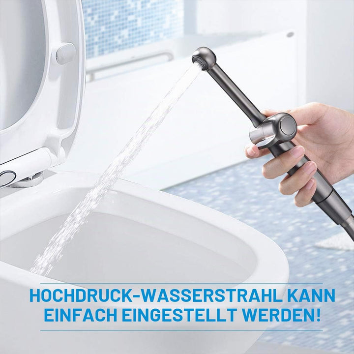 Bidet Handbrause Set SonTiy Toilette Bad Bidet Aufsatz Waschen Duschkopf mit Einstellbarem Druck &Ha