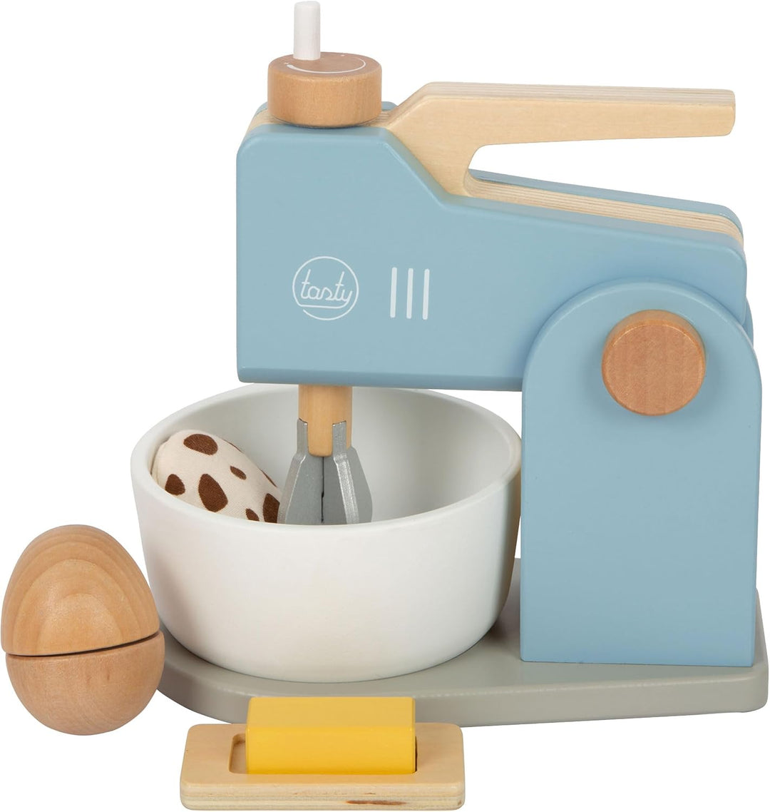 small foot Mixer-Set "tasty" aus Holz, Rollenspielzeug für Kinder, Zubehör für Spielküchen, ab 3 Jah