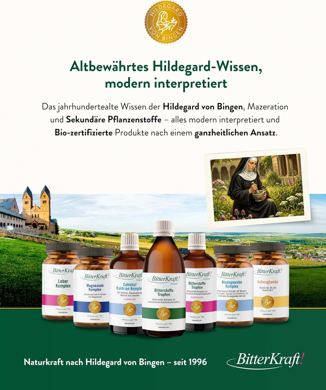 BitterKraft! Mundziehöl | 200ml | Mundziehöl nach Hildegard von Bingen | Natürliche Mundpflege nach