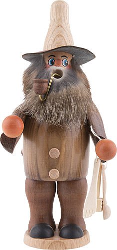 Räuchermännchen Holzwarenhändler - 20,5cm - Original Erzgebirge Räuchermann - Dregeno Seiffen