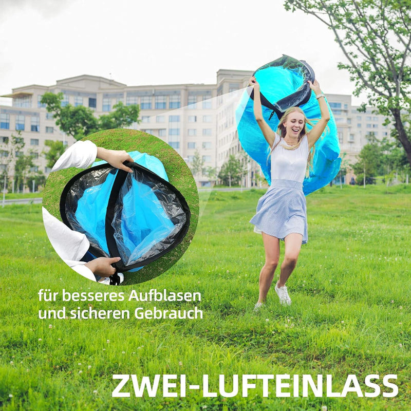 AngLink Luftsofa, 2022 Neu Kissenentwurf Wasserdichtes Aufblasbares Sofa Air Lounger mit 2 Lufteinla