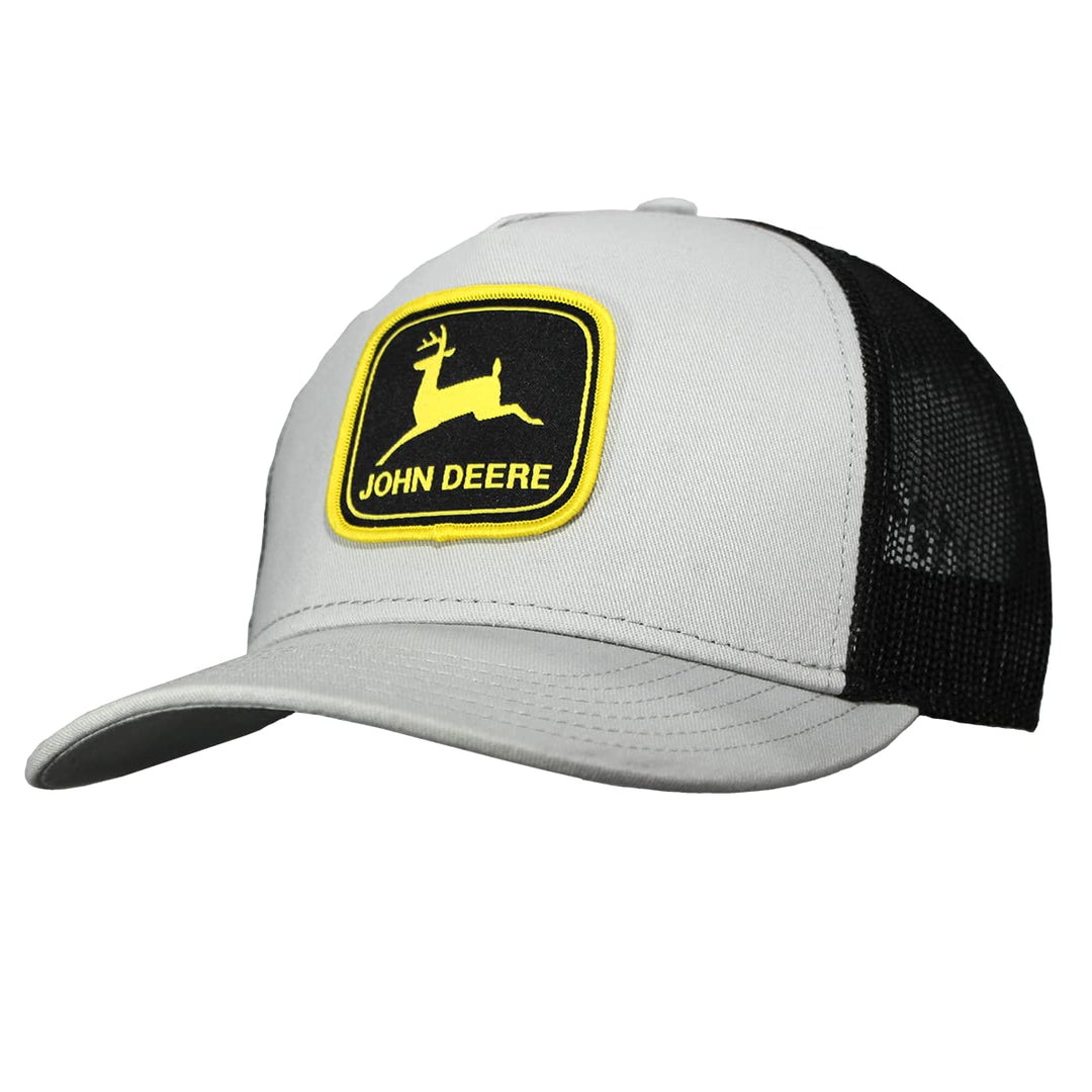 John Deere Twill Trucker Hat Mesh Baseball Cap - Schwarz -Os
