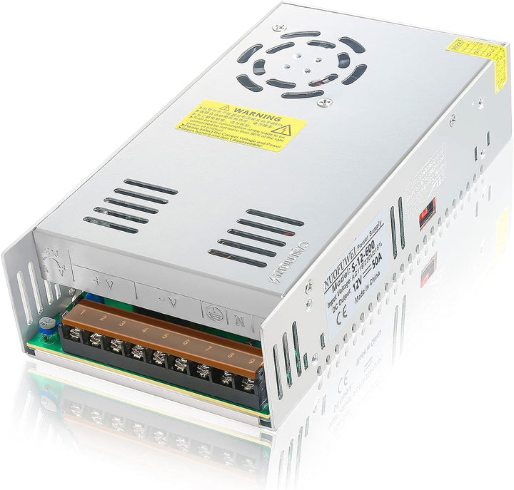 Trafo DC 12V 50A 600W Netzteil Transformator Schalternetzteil 230V AC auf DC Netzteil 12V 50A Transf