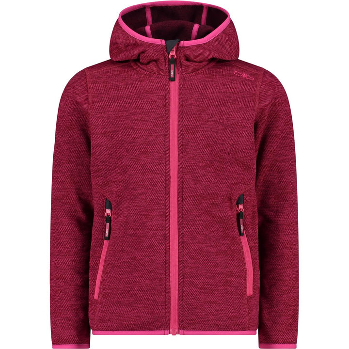 CMP Unisex Kinder Kid G-jacke mit Fester Kapuze fleecejacke 104 Fuchsia-Anemone, 104 Fuchsia-Anemone
