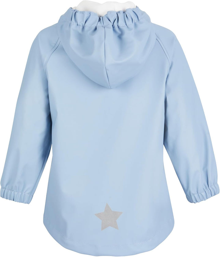 Sterntaler Unisex Baby Regenjacke Ungefüttert Uni 92 Blau, 92 Blau