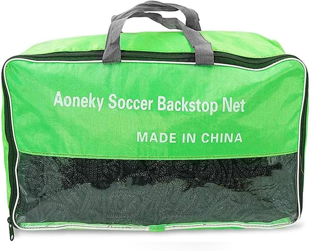 Aoneky Fussball Backstop Netz 3x3M/ 3x6M | quadratisches Netz 10x10cm No Knot | Fussball-Containment