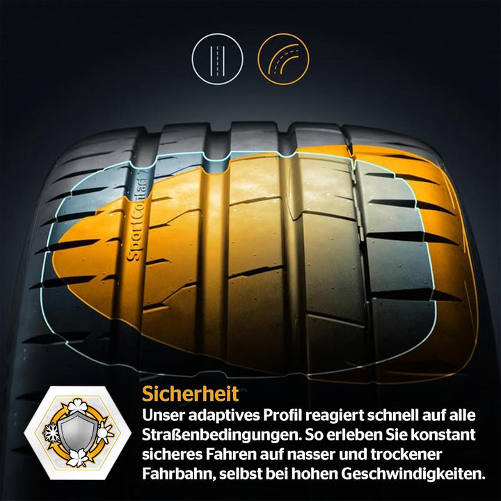 CONTINENTAL SPORTCONTACT 7 XL - 255/35R19 (96Y) - D/A/73dB - Sommerreifen 255/35 ZR 19 - 96Y/E/A/73d