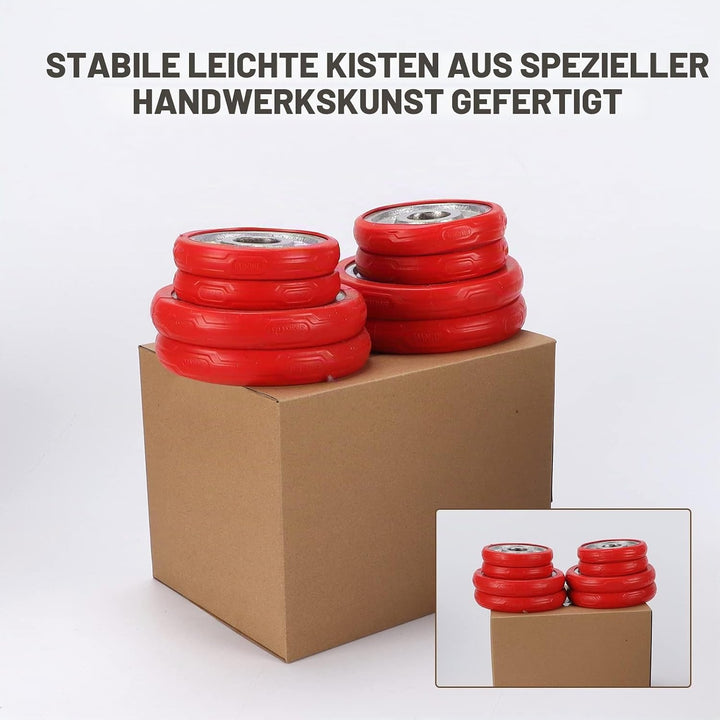 HORLIMER 40 Stück Faltkartons Versandkartons 203x152x152 mm, Stabile Kleine Kartons aus Wellpappe fü
