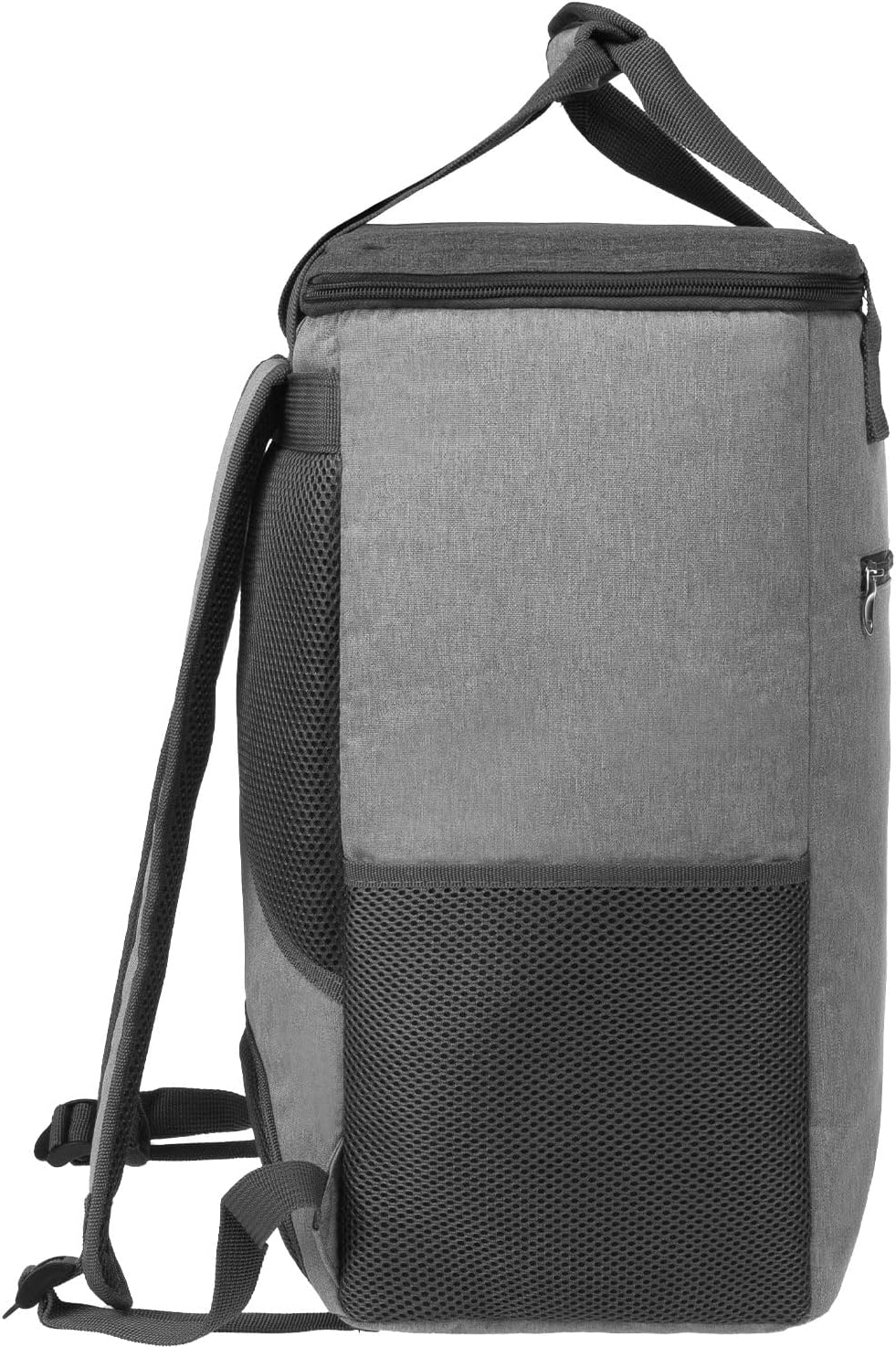 anndora Kühltasche hellgrau - Modellwahl 28 Liter - hellgrau meliert, 28 Liter - hellgrau meliert