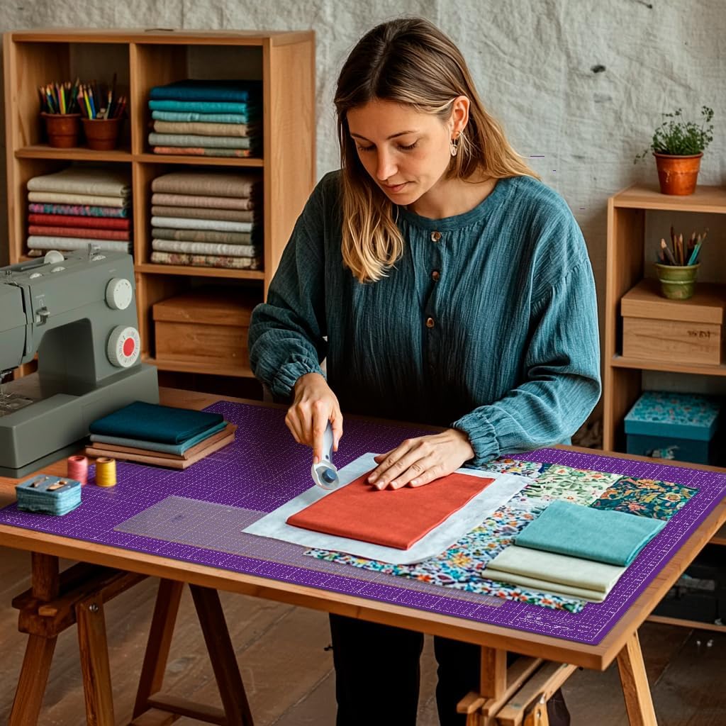 La Canilla Schneidematte A1 Selbstheilend (60x90 cm - 36x24") Cutting Mat Schneideunterlage für Bast