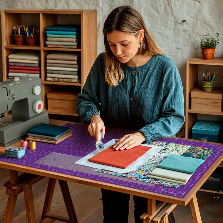 La Canilla Schneidematte A1 Selbstheilend (60x90 cm - 36x24") Cutting Mat Schneideunterlage für Bast