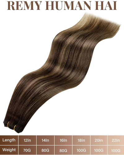 Hetto Braun Extensions Tressen Echthaar Remy Tressen Extensions Echthaar Braun Tressen Echthaar Exte