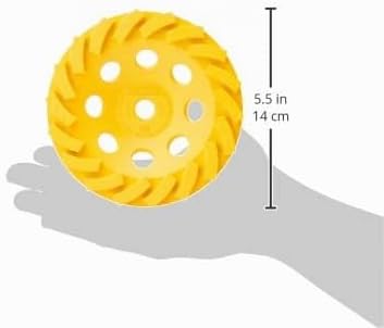 Dewalt Diamant-Topfscheibe Extreme DT3797 (für Beton, 125mm Durchmesser, M14 Aufnahme, Scheibentyp: