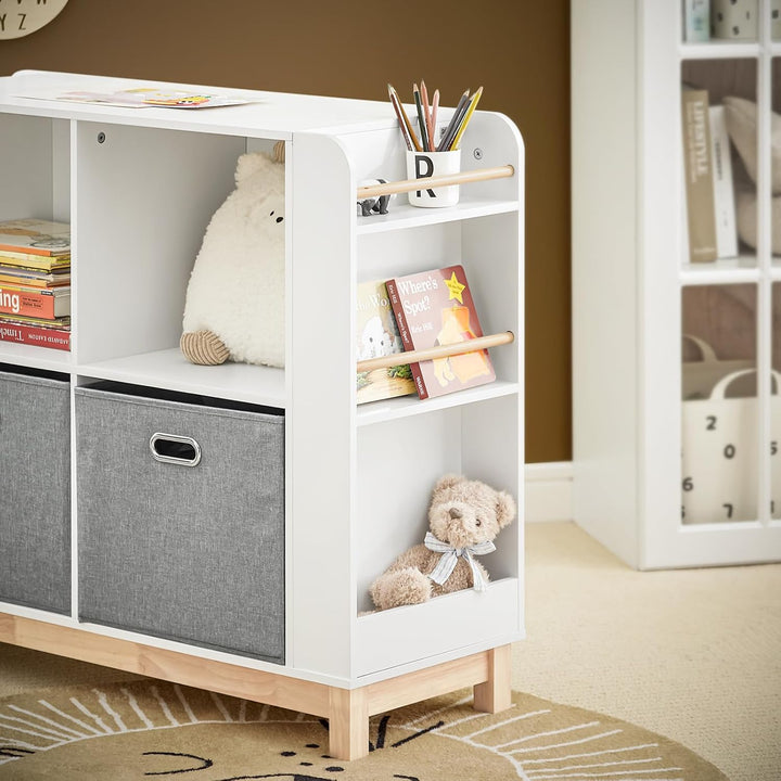 SoBuy KMB85-W Kinderregal Bücherregal Kinderzimmer Regal Aufbewahrungsregal für Kinder Kinderzimmer
