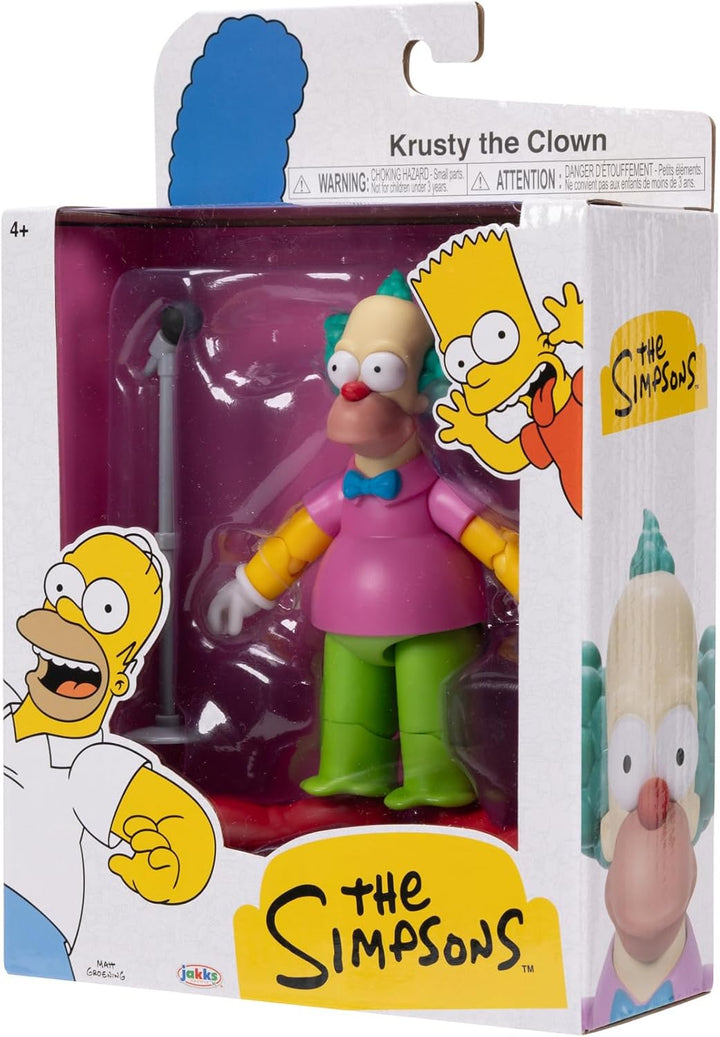 Die Simpsons 12,7 cm Krusty Sammel-Actionfigur Mehrfarbig, Mehrfarbig
