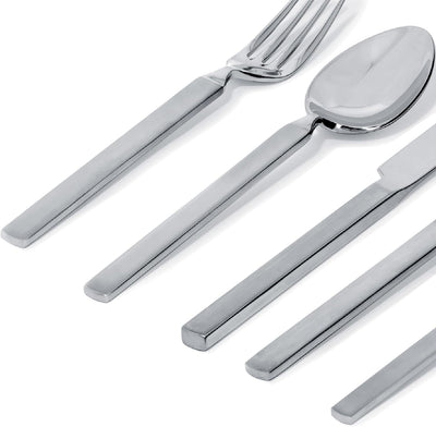 Alessi 4180S5 Besteckset 5-TLG, Edelstahl, Silber, 11 x 4 x 27 cm, 5-Einheiten