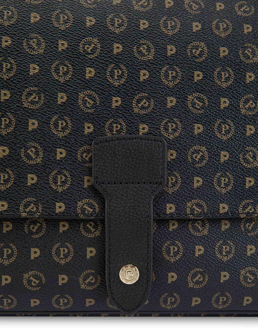 Pollini Heritage Classic Tasche mit Klappe Nero, Nero