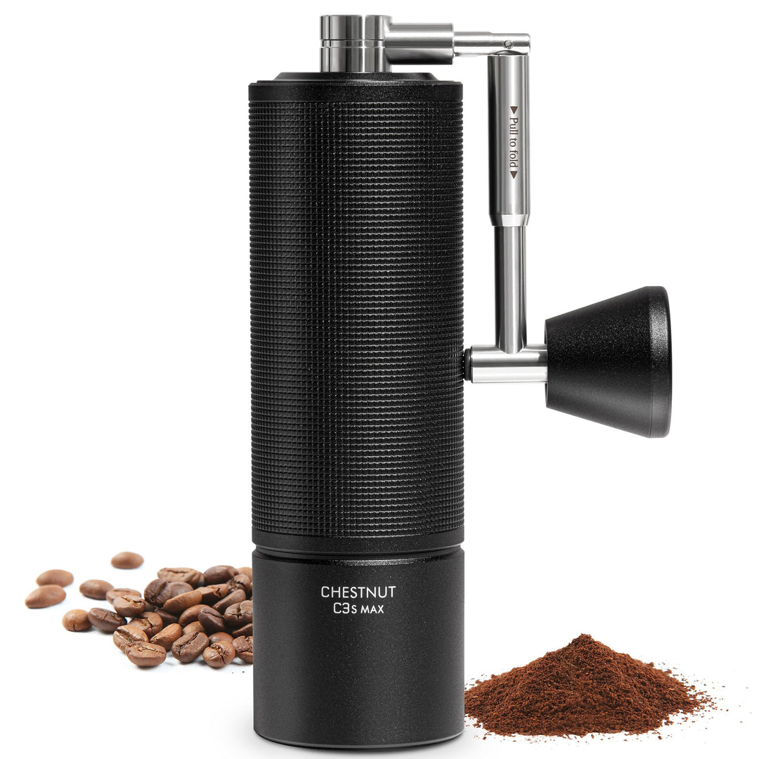 TIMEMORE Chestnut C3s MAX Kaffeemühle Manuell, Upgrade Integrierte Ganzmetallgehäuse, Handkaffeemühl
