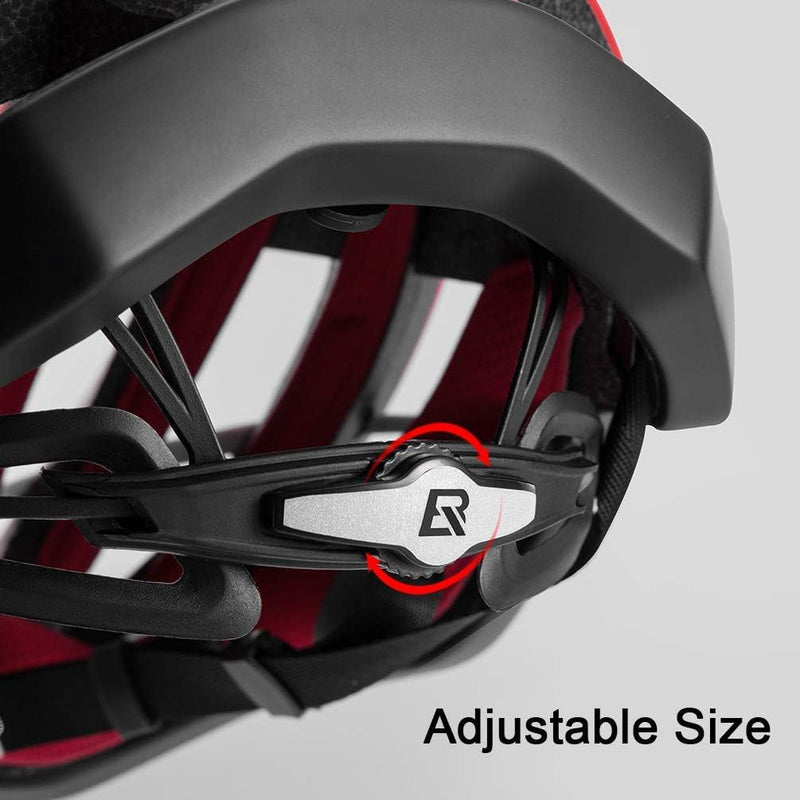 ROCKBROS Rennradhelm Fahrradhelm Integrierter Unisex Erwachsenen für Herren Damen für Mountain Bike