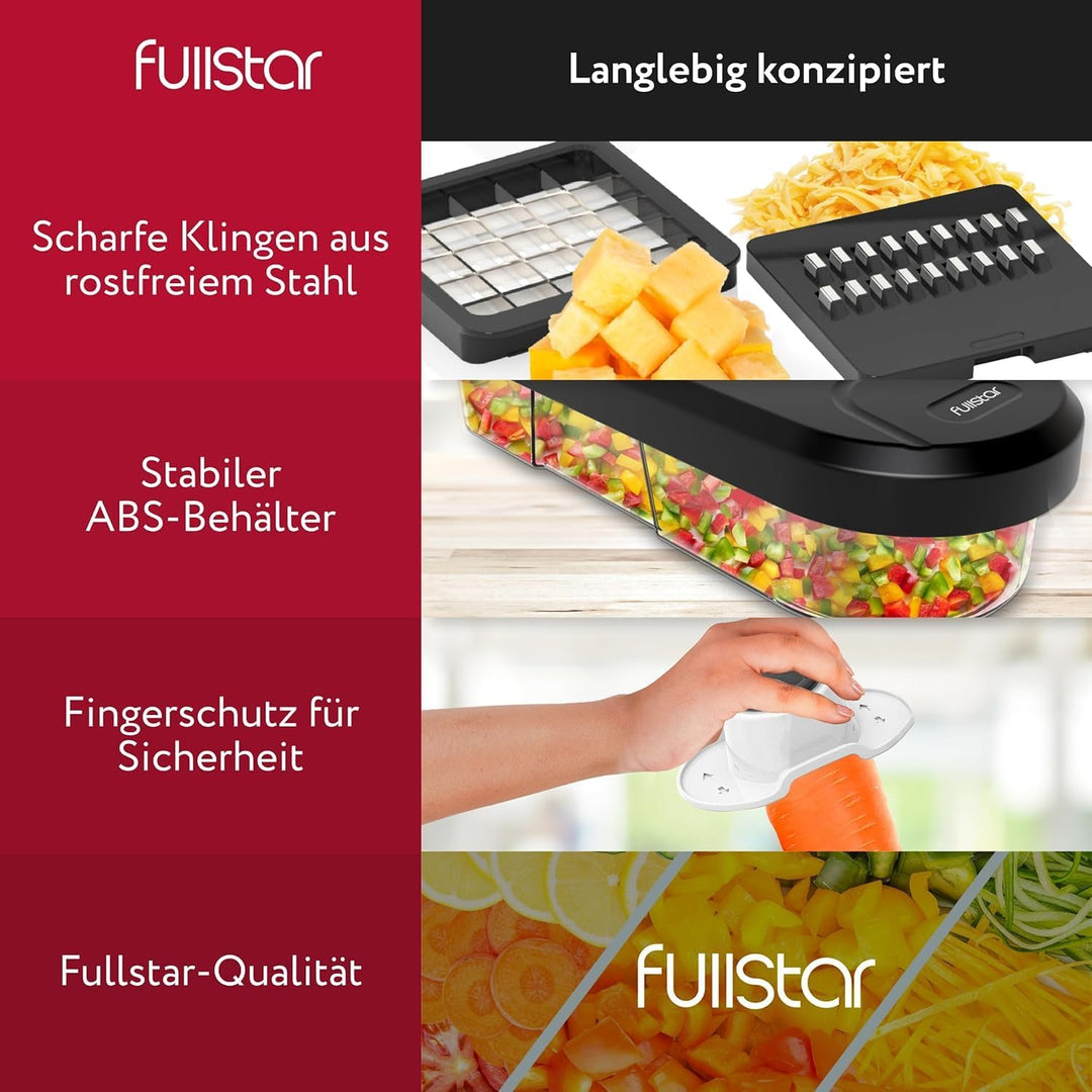 Gemüseschneider Mandoline Gemüsehobel - Gemüse Schneider Zwiebelschneider Kartoffelschneider Obstsch