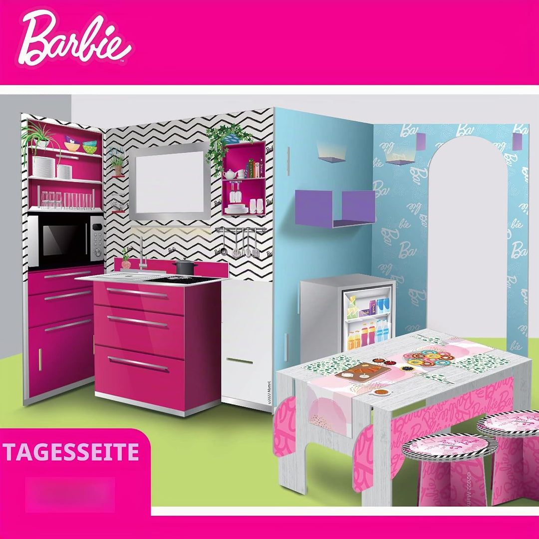 Lisciani – BARBIE – BARBIE My Night & Day Loft – Puppenhaus-Set – Spielzeug für Kinder – Dekorations
