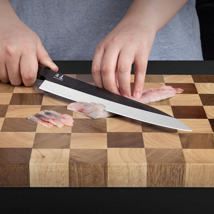 SHANGDAO Sashimi-Sushi-Messer 25 cm – Fleischschneidemesser und Yanagiba-Messer, Fischfiletieren und