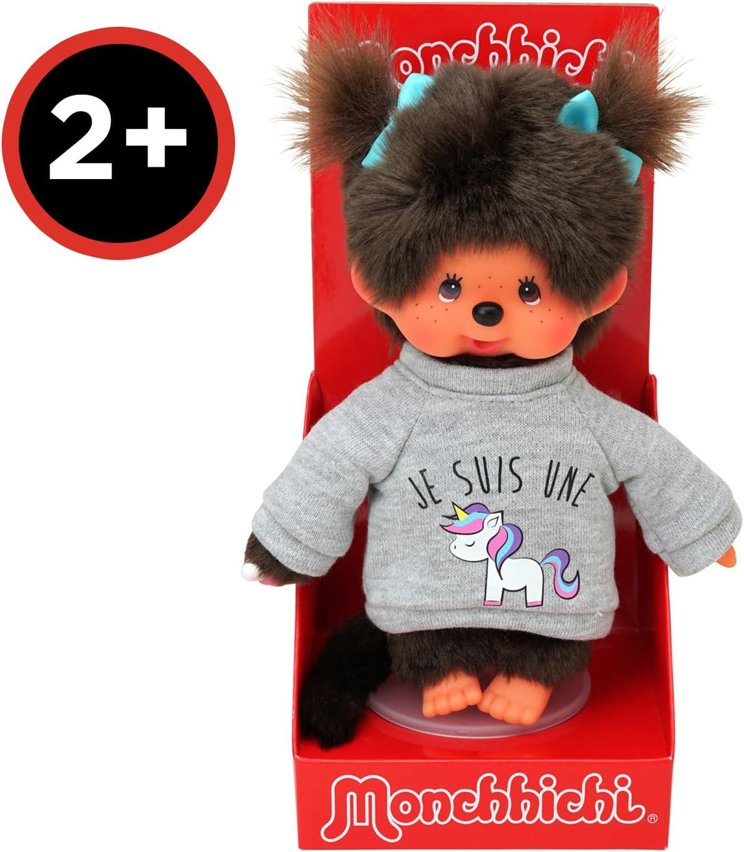 Bandai CPDO151 Monchhichi Sweatshirt Tendance, farblich sortiert, Mehrfarbig