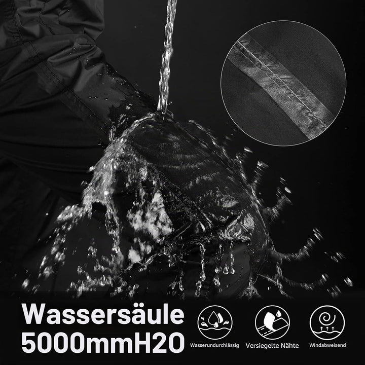 33,000ft Regenhose Damen Wasserdicht Atmungsaktive Fahrrad Überziehhose Leichte Wanderhose Winddicht