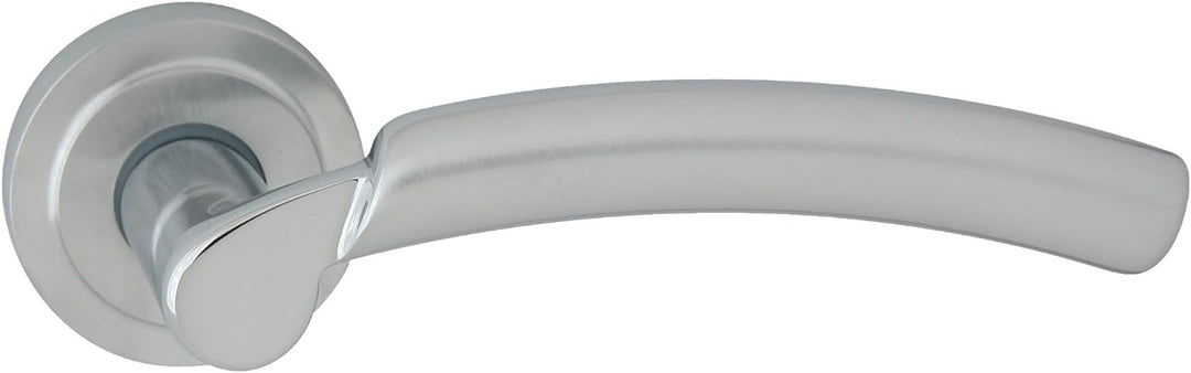 domino Türgriff ZITA-R M6/M18 ohne Schlossrosette Drückergarnitur für Zimmertüren Türdrücker-Set Ros