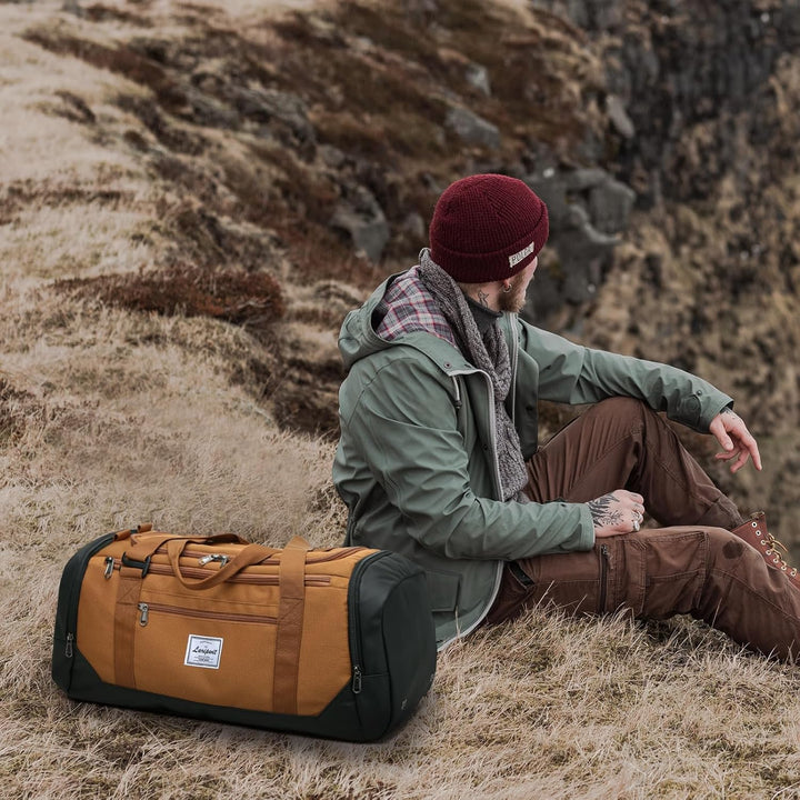 Laripwit Reisetasche Herren 40L Mittelgross Sporttasche mit Schuhfach und Nassfach Weekender Travel
