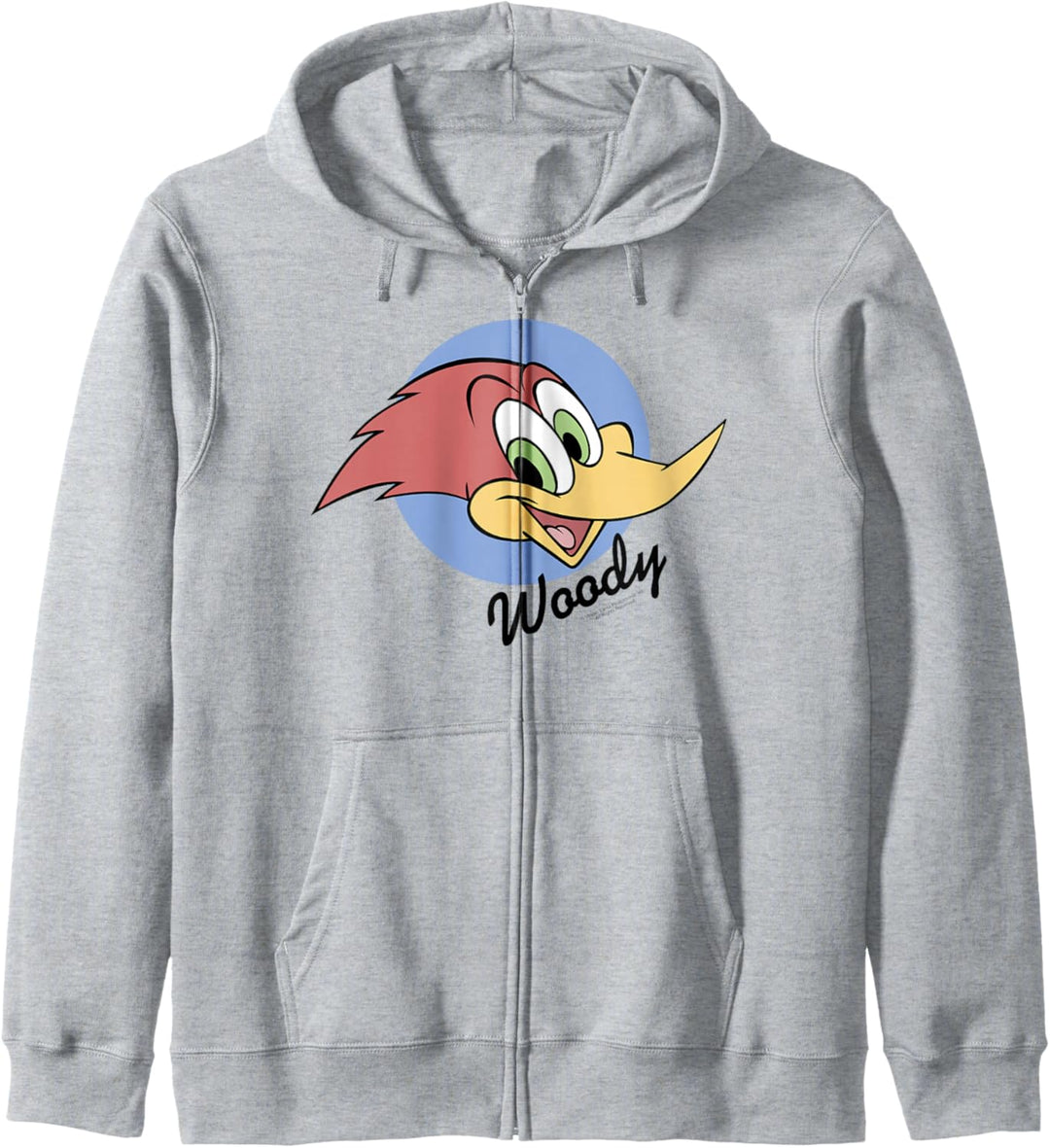 Woody Woodpecker Face Circle Logo Kapuzenjacke