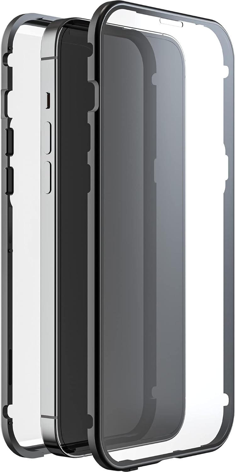 Black Rock - Hülle 360 Grad Glass Case Passend für Apple iPhone 14 Pro Max I Handyhülle, Magnet Vers