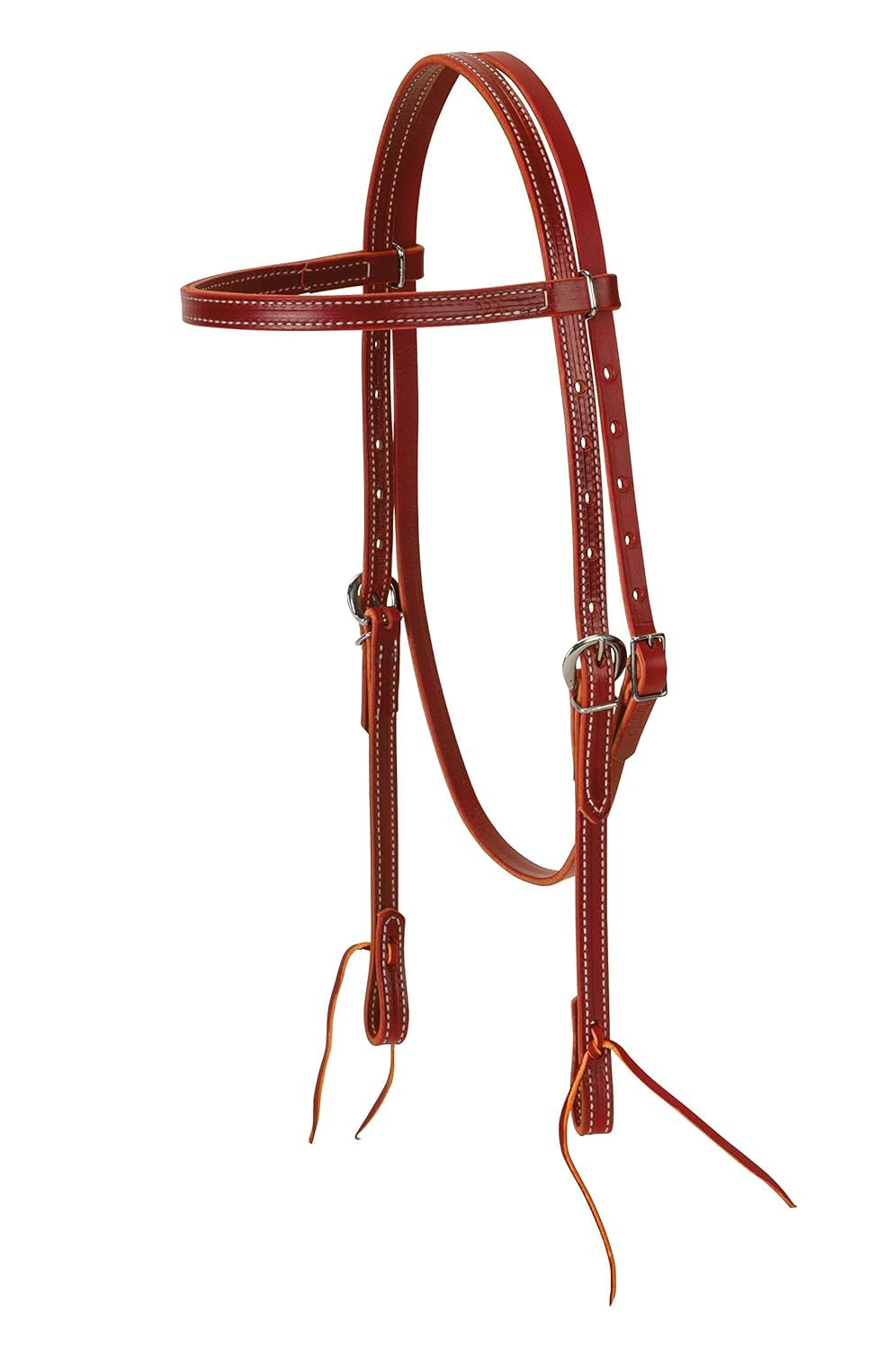 Weaver Leather Latigo Stirnband aus Leder burgunderfarben, burgunderfarben