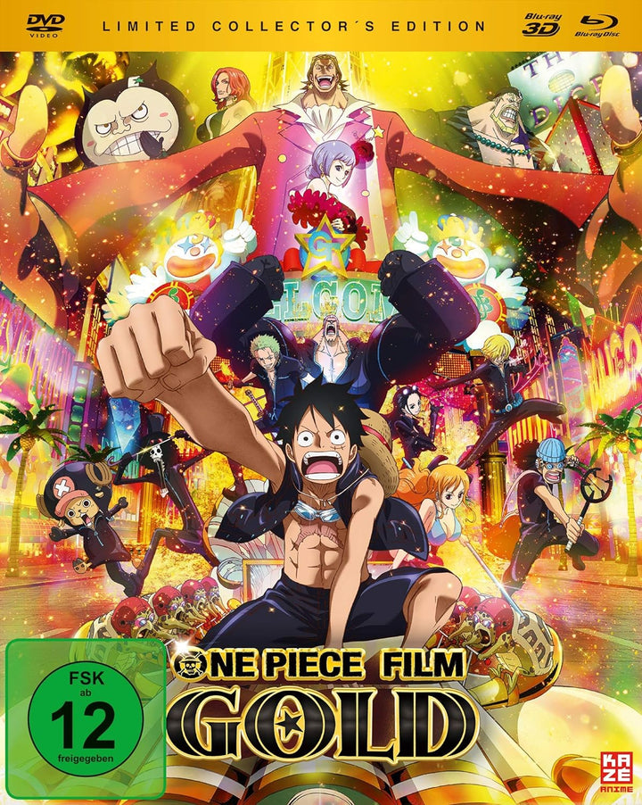 One Piece: Gold - 12. Film - [3DBlu-ray, Blu-ray & DVD] Limited Edition, DVD