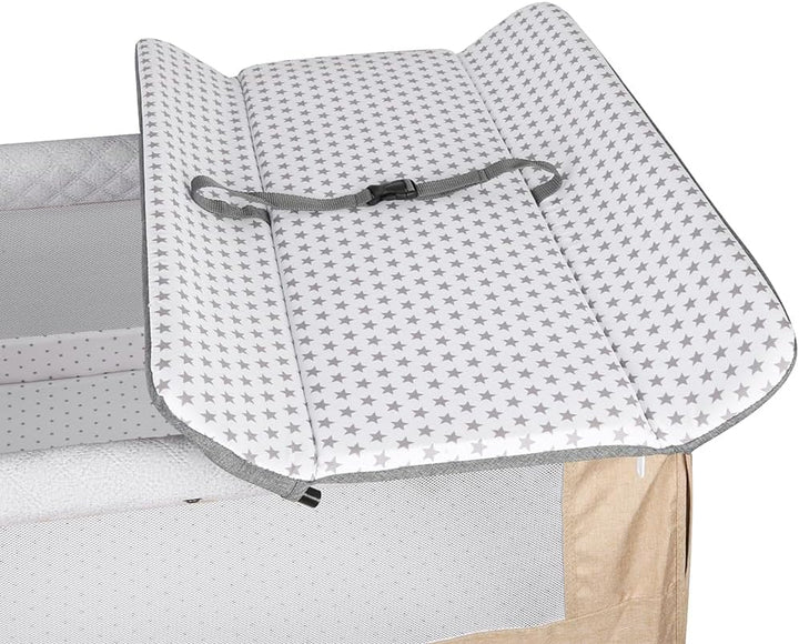 homewell 2 en 1 Lit Cododo Bebe Pliable, Berceau Cododo 0-30 Mois, 6 Réglages de Hauteur, Berceau bé