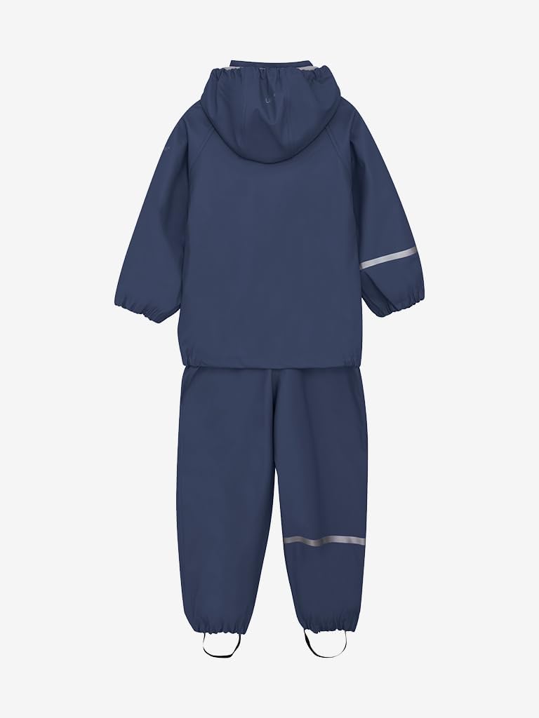 Celavi Unisex Basic Rainwear Set -Pu Basic Regenbekleidungsset -PU 90 dunkles marineblau, 90 dunkles