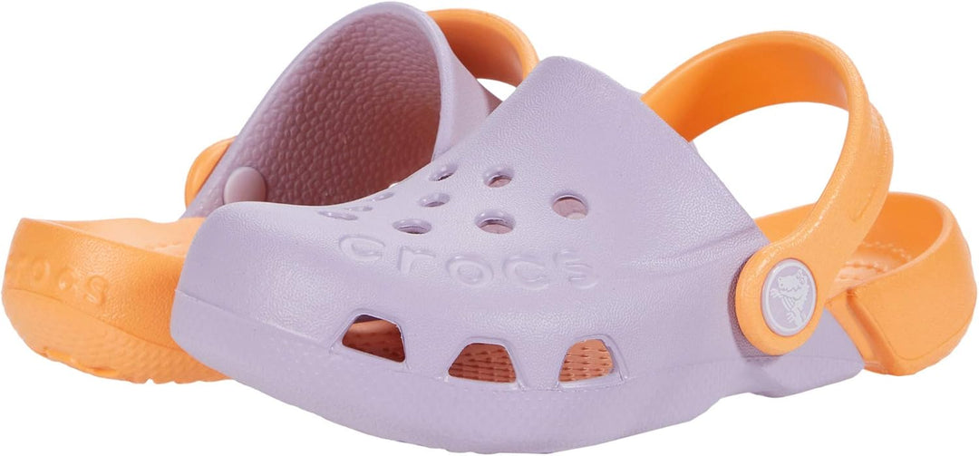 Crocs Unisex Kinder Electro Kids Clogs 23/24 EU Lavender Cantaloupe, 23/24 EU Violett Lavender Canta