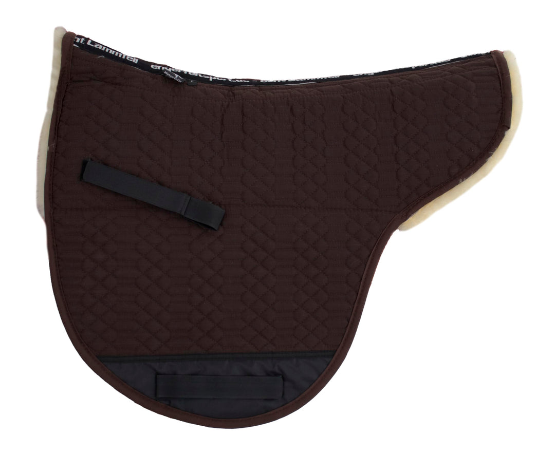 Engel Reitsport Lammfell baumlose Korrektur Satteldecke aufpolsterbar SADEK-BLAP mocca-med. L (64cm)