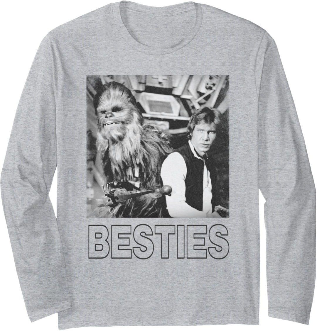 Star Wars Han Solo Chewbacca Besties C1 Langarmshirt