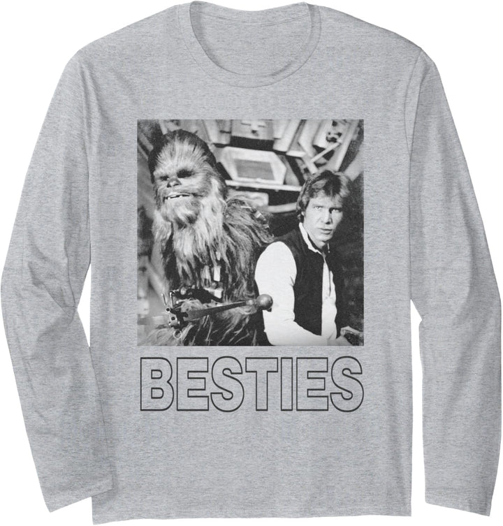 Star Wars Han Solo Chewbacca Besties C1 Langarmshirt
