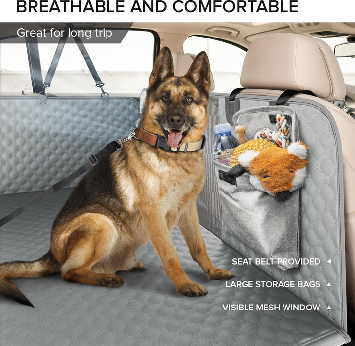 XL LKW-Rücksitzverlängerung für Hunde, grosse harte Unterseite, Hundeautositzbezug für Rücksitz, rob