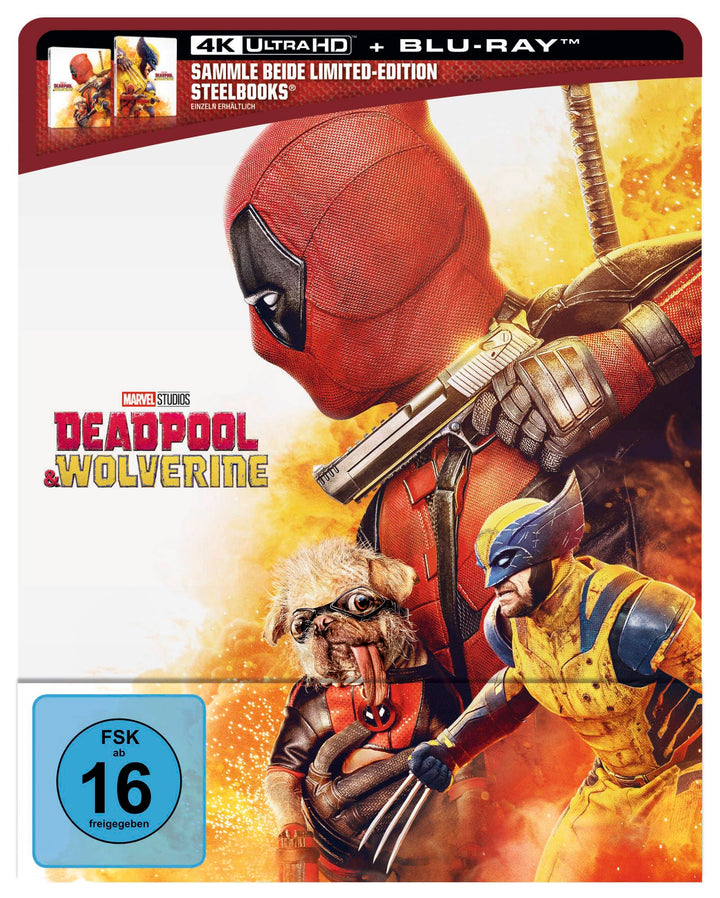 Deadpool & Wolverine – Limitiertes Steelbook „Deadpool“ (4K Ultra HD) (+ Blu-ray), 4K