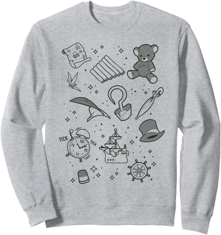 Disney Peter Pan Character Accessories Sweatshirt
