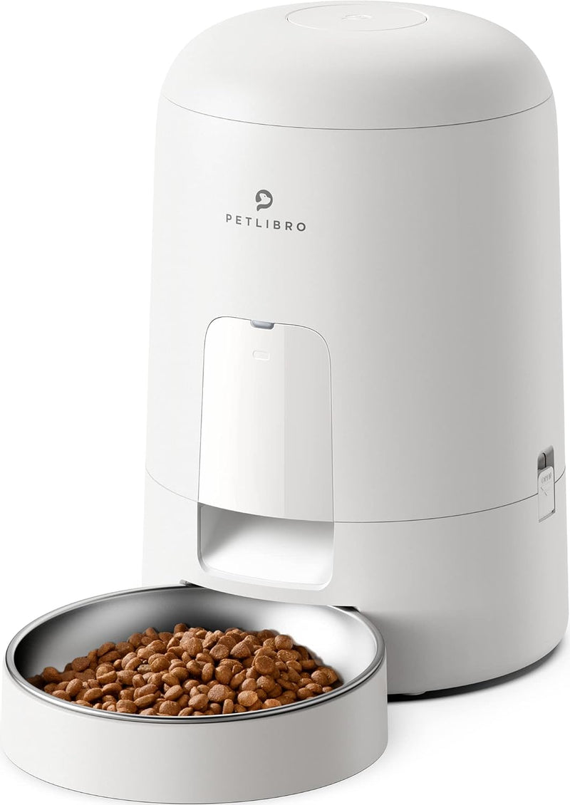 PETLIBRO Automatic Cat Food Dispenser, Automatic Cat Feeder Battery-Operated with 180-Day Battery Li