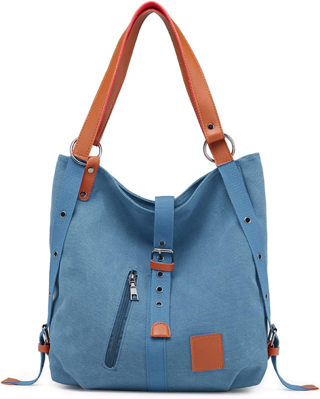 FANDARE Handtasche Damen Umhängetaschen Canvas Schultertasche Rucksack Strandtasche Schultertasche f